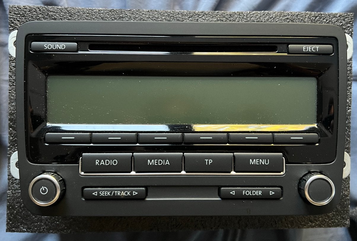 Originele VW Polo 6R Autoradio met CD-speler (2009-2014), Ophalen of Verzenden, Zo goed als nieuw