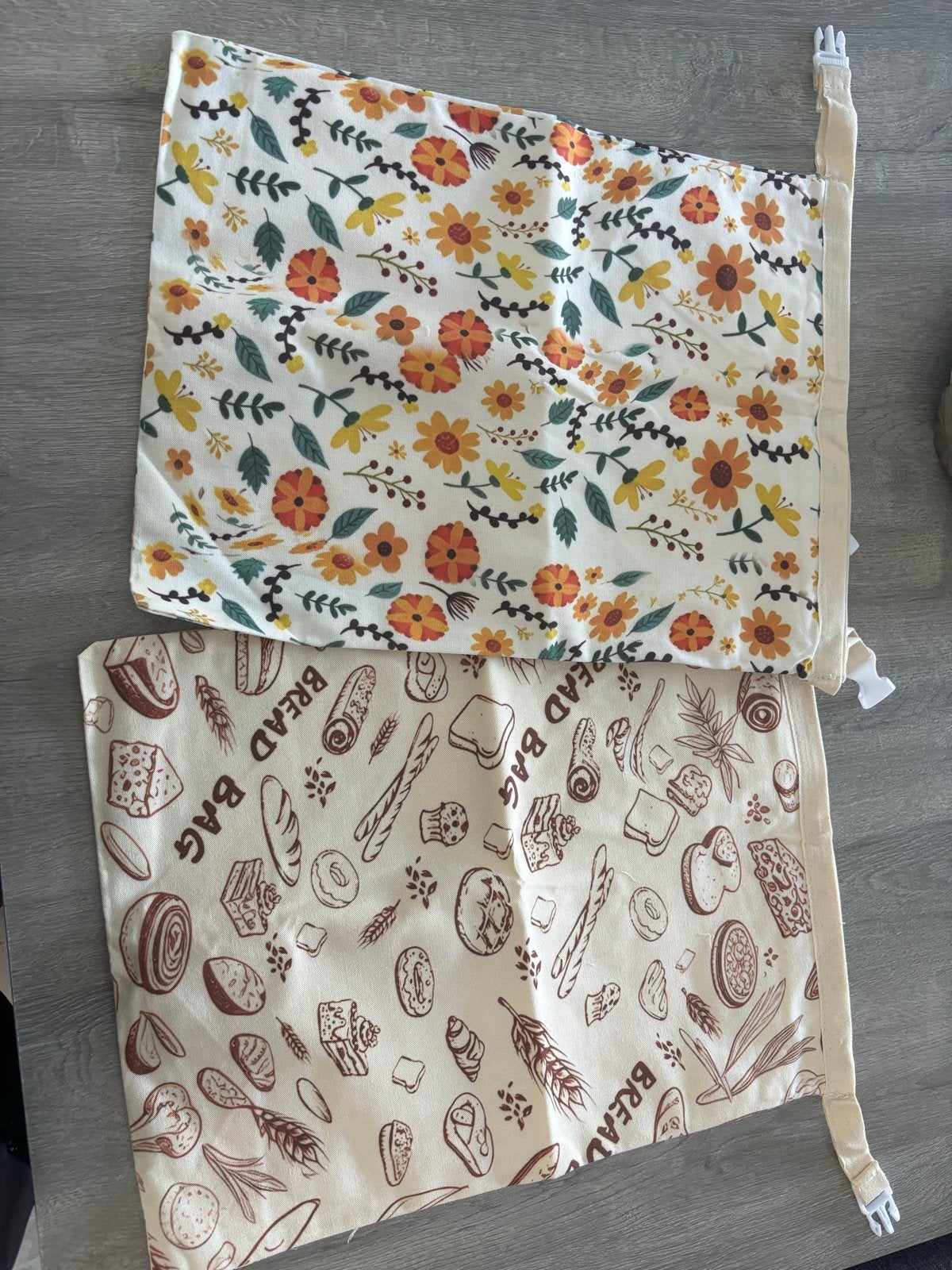 Bijenwas broodzakken - Set van 2 herbruikbare zakken, Overige typen, Verzenden, Nieuw, Natuurlijk materiaal
