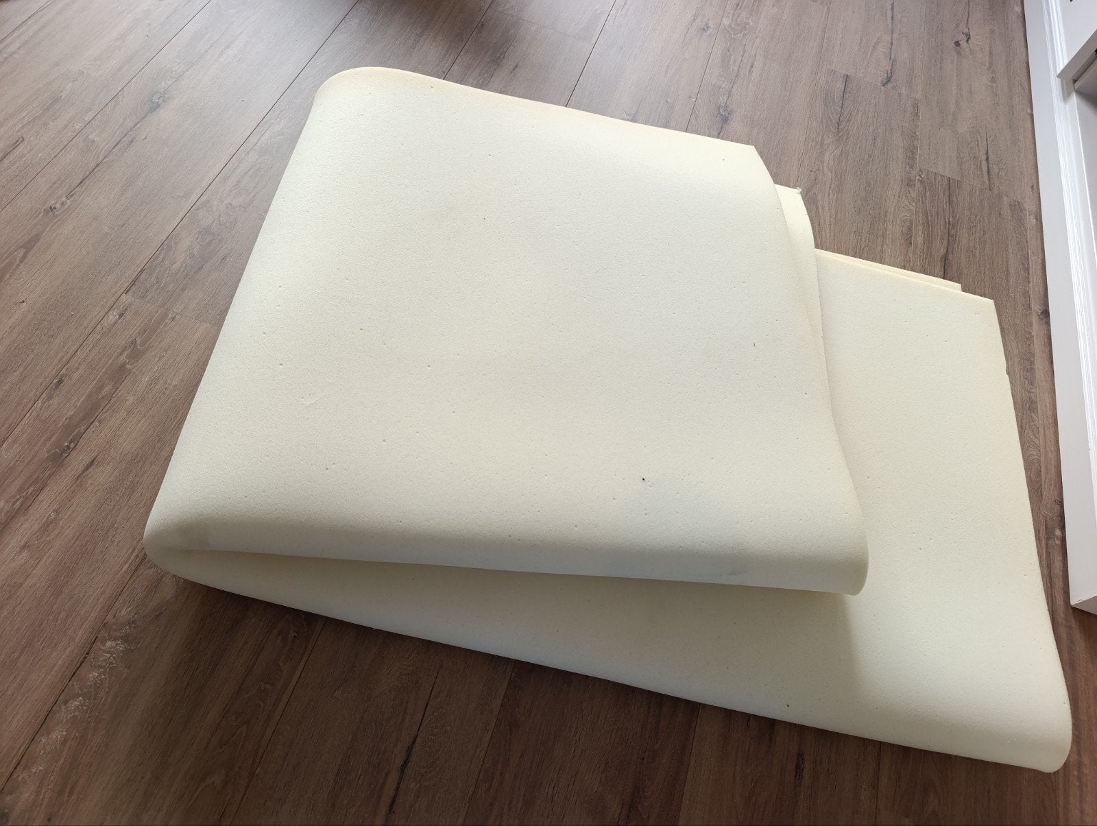 Nasaschuim topdekmatras, Ophalen, Gebruikt, Tweepersoons, Matras