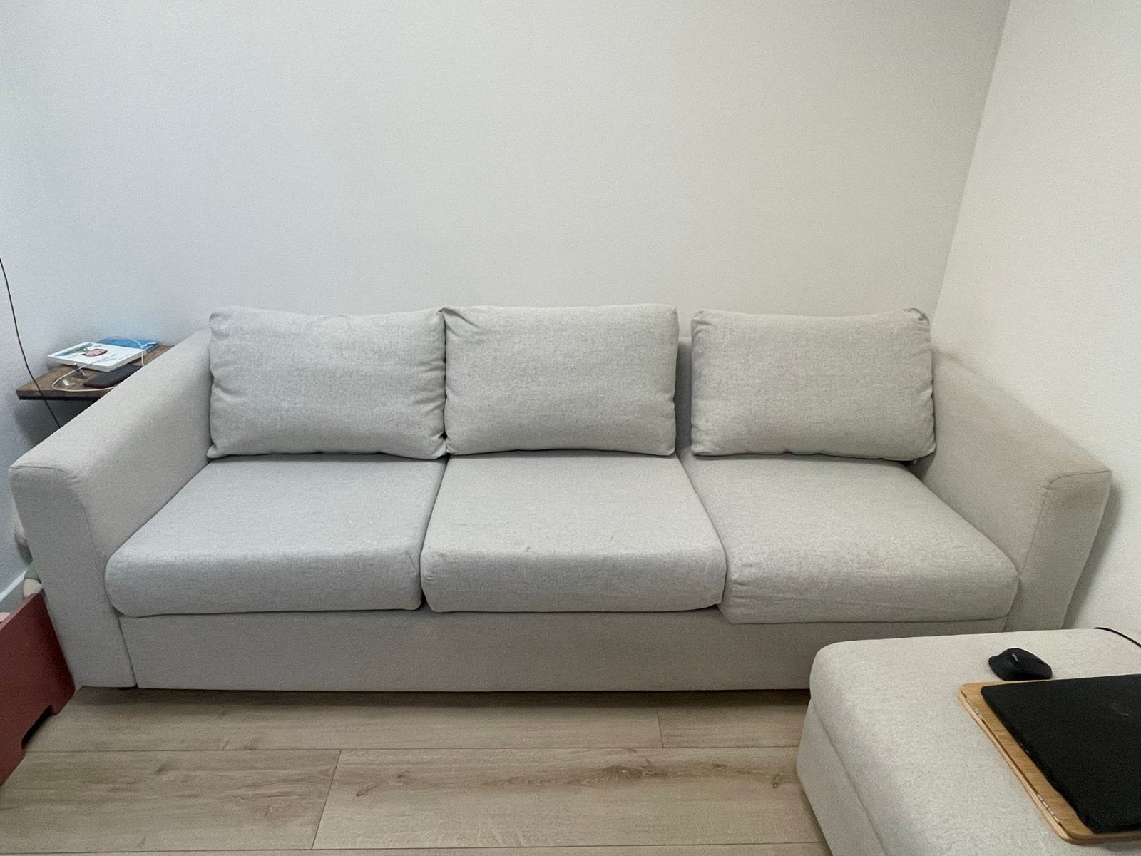 IKEA Vimle 3-zits bank - Zo goed als nieuw, Huis en Inrichting, Banken | Bankstellen, Ophalen, 150 tot 200 cm, Driepersoons, 75 tot 100 cm