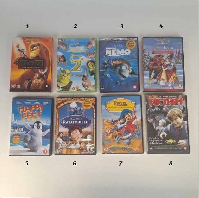 Diverse kinder DVD’s, Cd's en Dvd's, Alle leeftijden, Ophalen of Verzenden, Gebruikt, Film