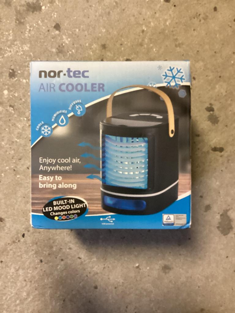 NorTEC Air Cooler, Witgoed en Apparatuur, Airco's, Nieuw, Mobiele airco, Minder dan 60 m³, 3 snelheden of meer, Koelen en Ontvochtigen
