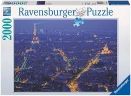 Ravensburger Legpuzzel Parijs bij Nacht 2000 stukjes, Hobby en Vrije tijd, Ophalen of Verzenden, Meer dan 1500 stukjes, Zo goed als nieuw