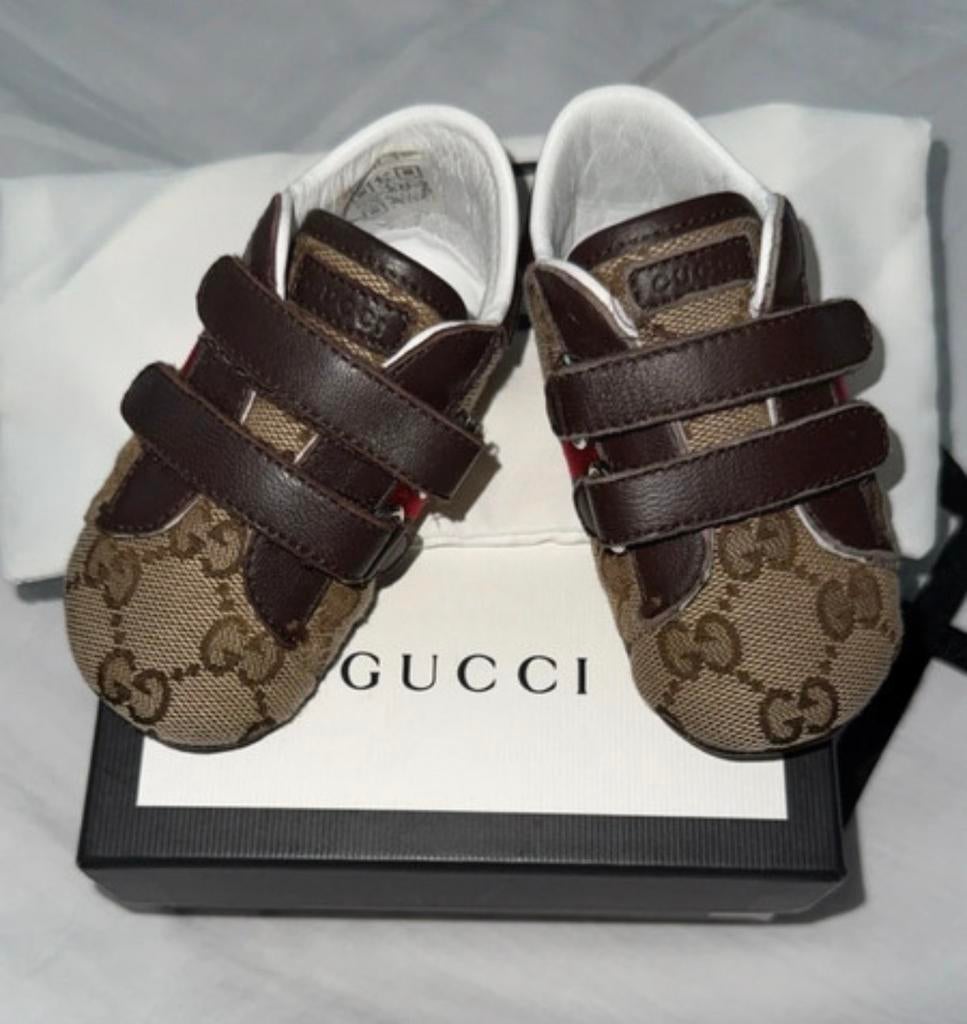Gucci babyschoentjes, Kinderen en Baby's, Babykleding | Schoentjes en Sokjes, Ophalen of Verzenden, Zo goed als nieuw, Meisje