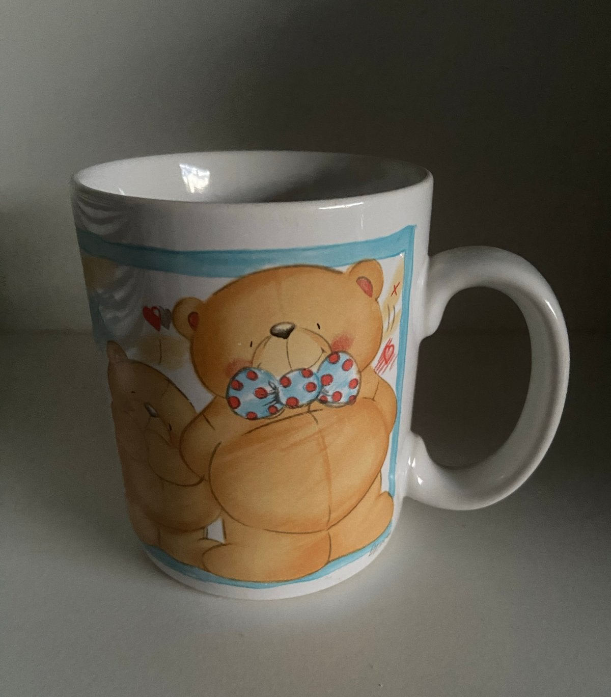 The Best Dad In The World Forever Friends Vintage Mok beker, Huis en Inrichting, Keuken | Servies, Keramiek, Ophalen of Verzenden