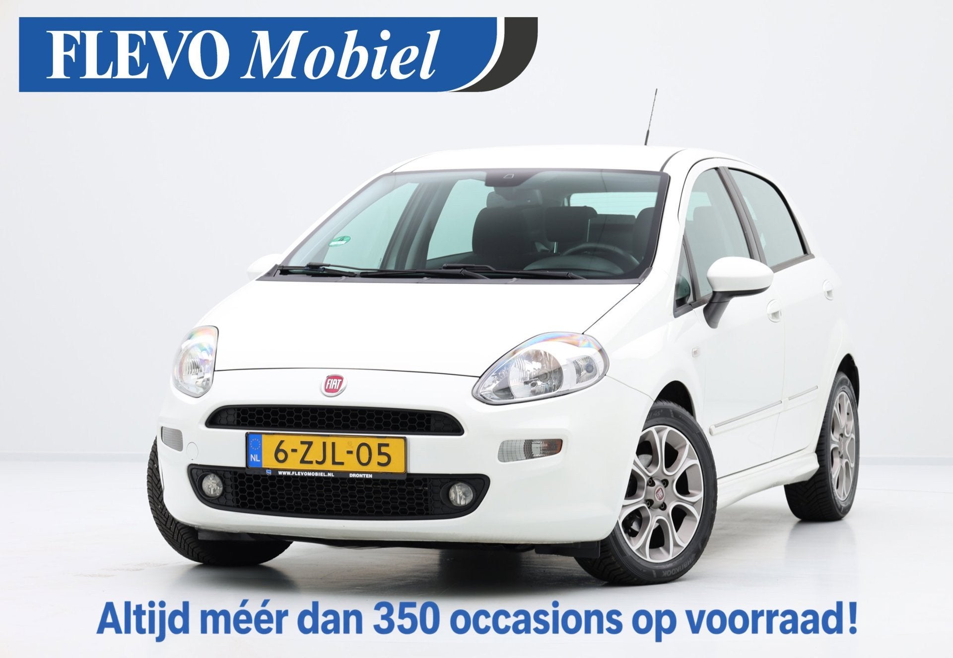 Fiat Punto Evo 0.9 TwinAir Street 5-drs Airco|Cruise|LMV|PDC, Auto's, Voorwielaandrijving, 101 pk, Gebruikt, Euro 6