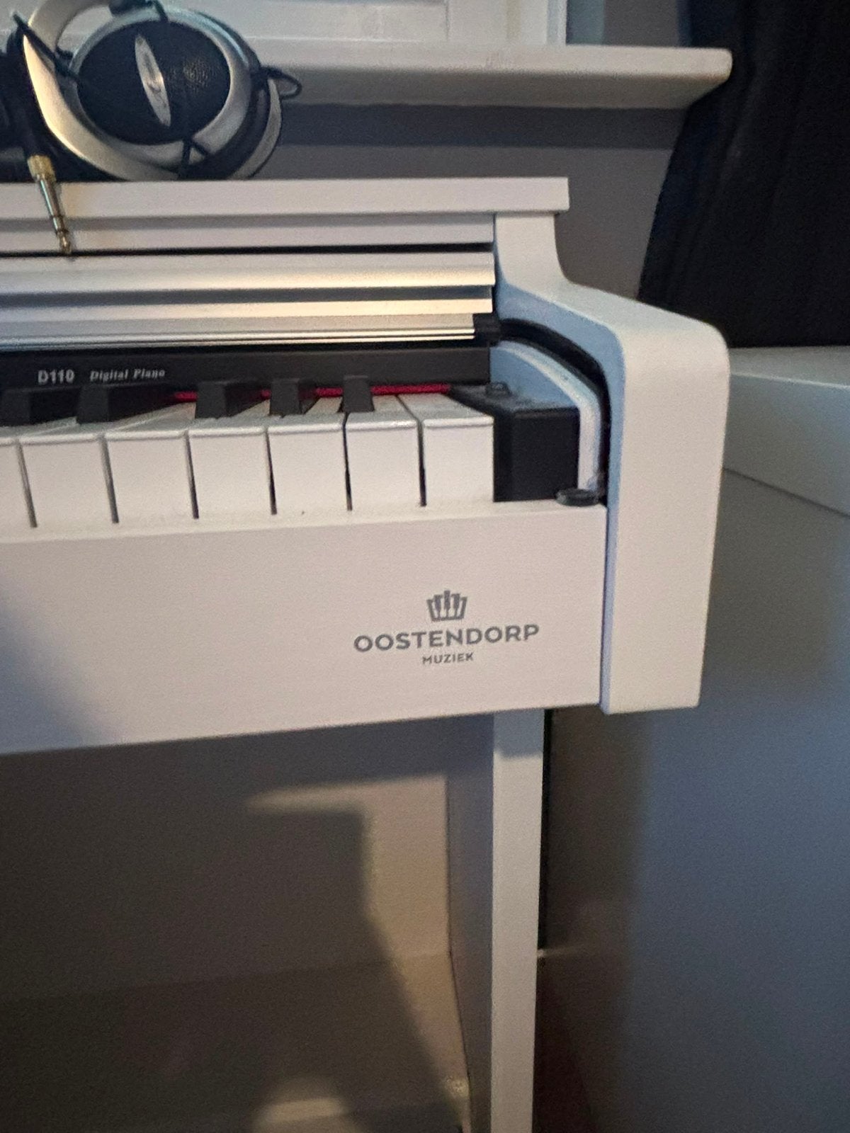 Oostendorp Muziek D110 Digitaal Piano - Wit, Ophalen, Wit, Digitaal, Zo goed als nieuw