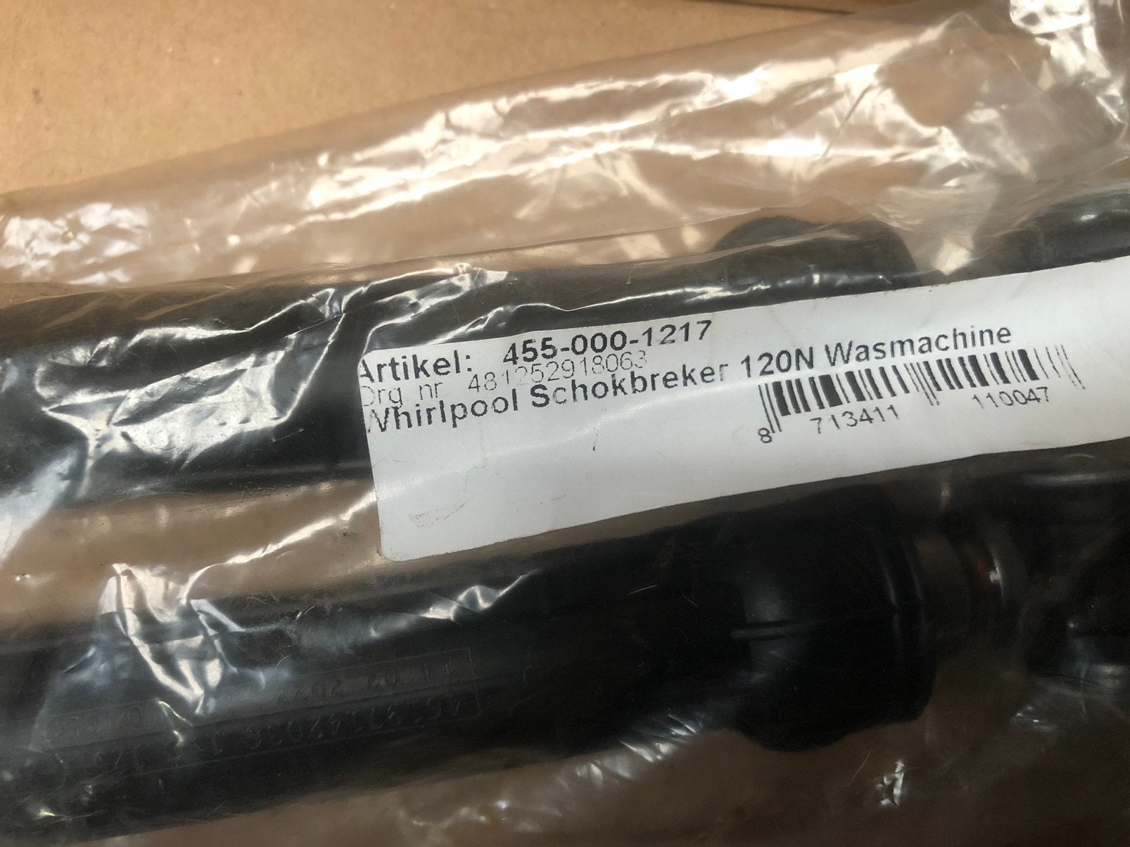 Whirlpool schokbrekerset, Witgoed en Apparatuur, Ophalen of Verzenden, Nieuw