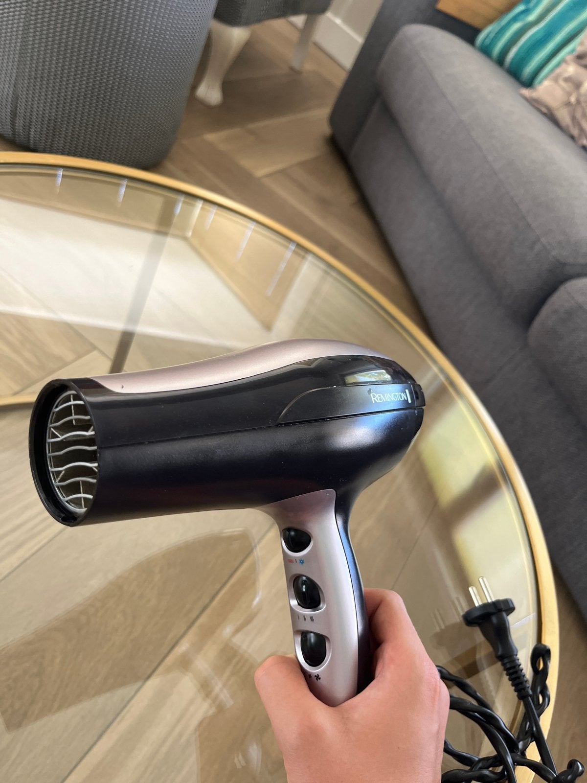 Remington Föhn met Diffuser en Opzetstuk, Ophalen of Verzenden, Zo goed als nieuw, Haarverzorging