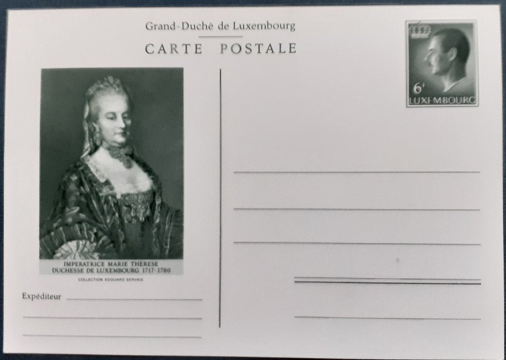 Luxemburg Briefkaart Ongebruikt, Postzegels en Munten, Brieven en Enveloppen | Buitenland, Ophalen of Verzenden, Briefkaart