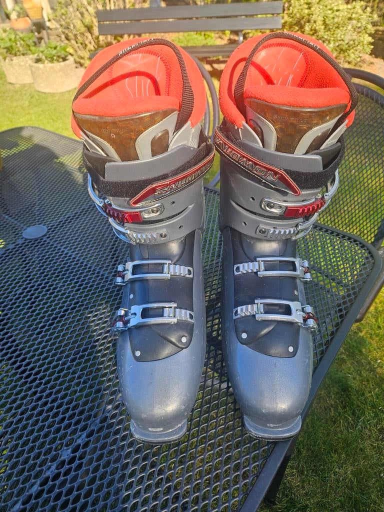 Skischoenen Salomon, Sport en Fitness, Skiën en Langlaufen, Ophalen, 160 tot 180 cm, Gebruikt, Schoenen