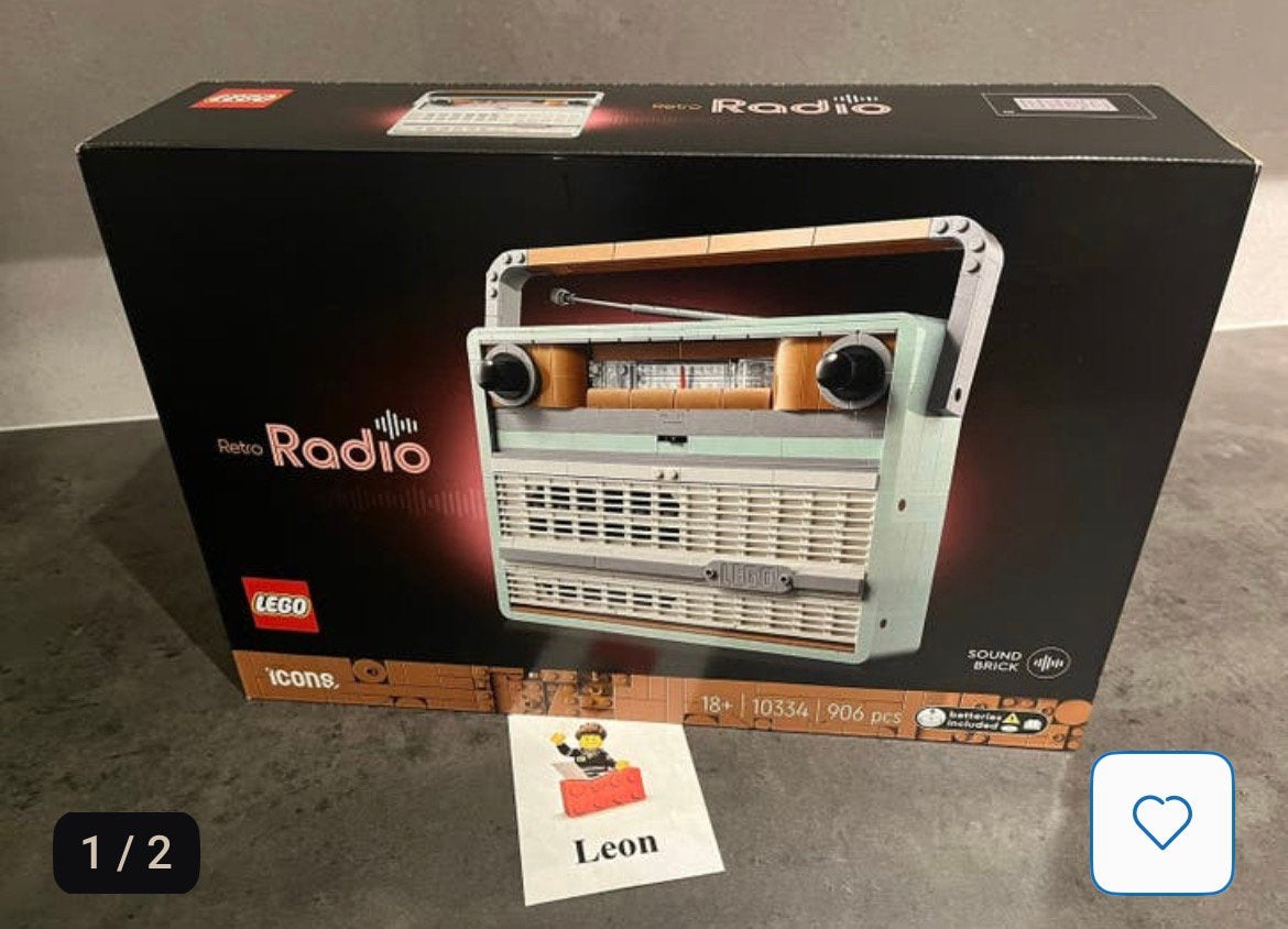Lego Icons 10334 Retro radio - Nieuw MISB in doos !, Lego, Nieuw, Ophalen of Verzenden, Icons