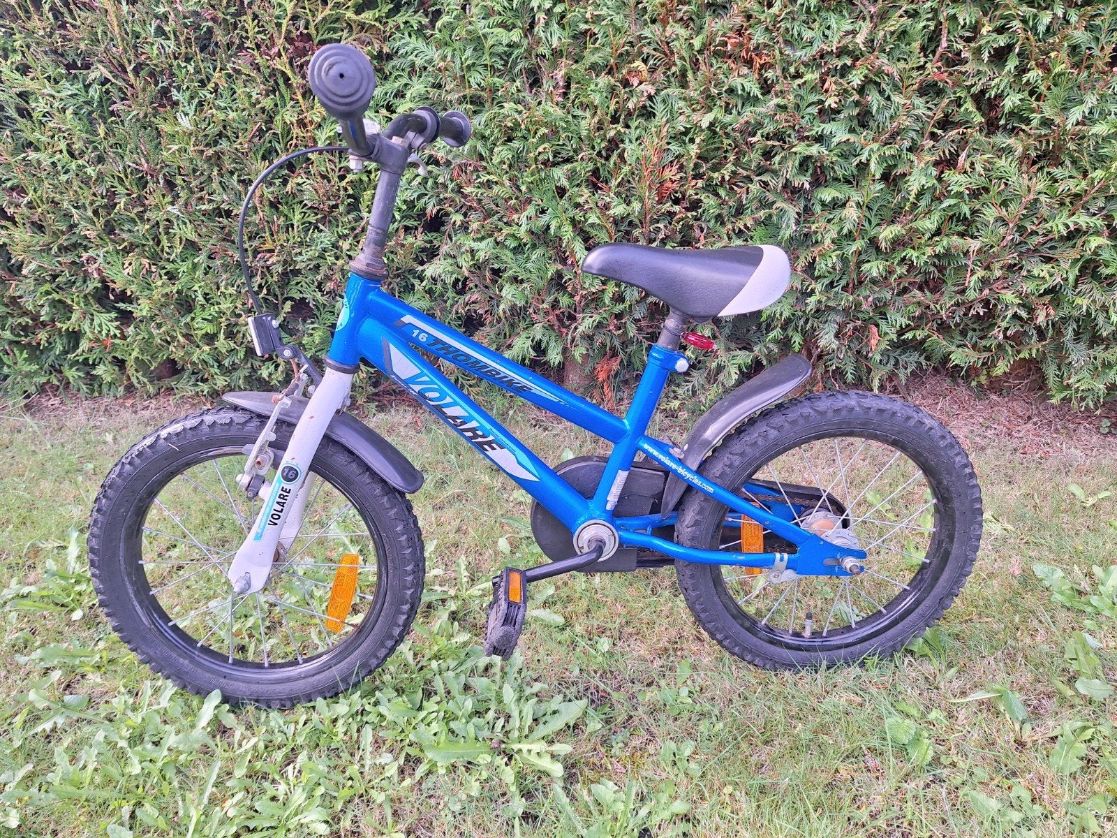 Volare ThomBike 16 inch kinderfiets - Blauw, Ophalen, Terugtraprem, Volare ThomBike, 16 tot 20 inch