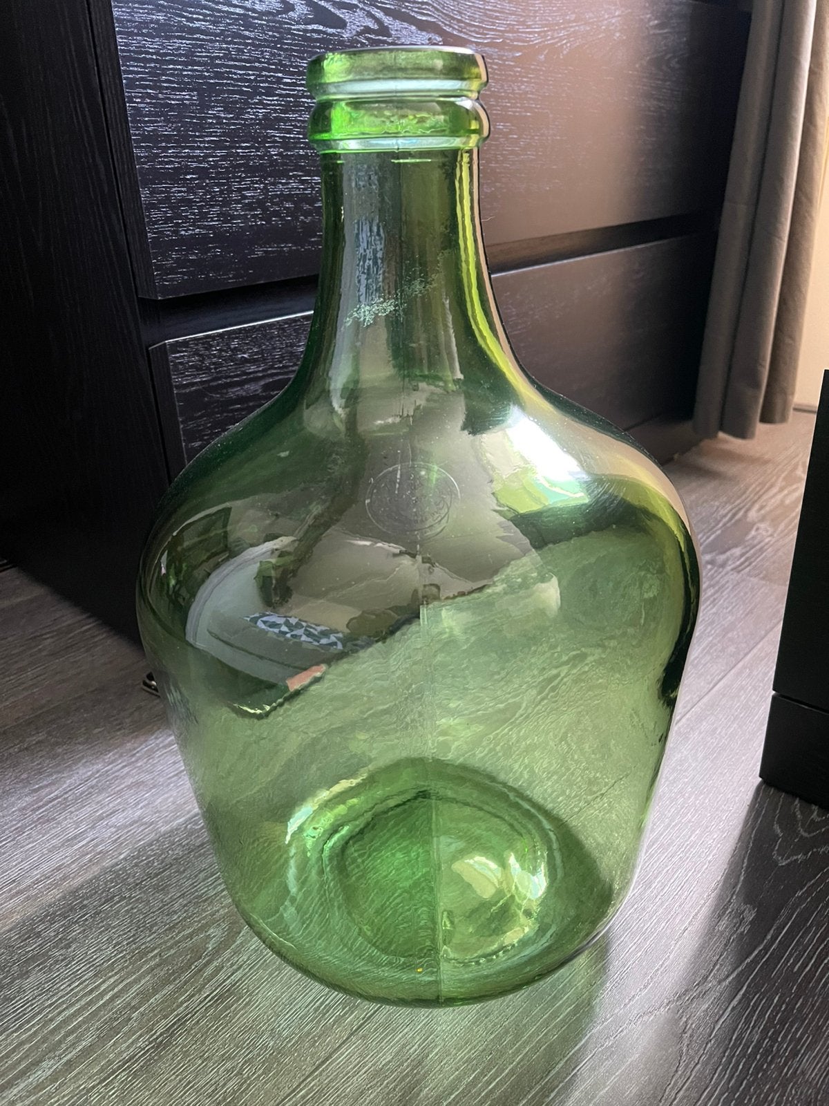 3 mooie groene vazen, Huis en Inrichting, Woonaccessoires | Vazen, Ophalen, Zo goed als nieuw, Groen, Glas