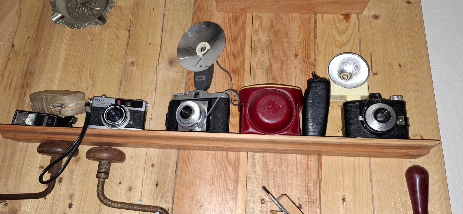 Vintage camera collectie: Petri, Agfa, Kodak, Ophalen of Verzenden, Compact, Kodak