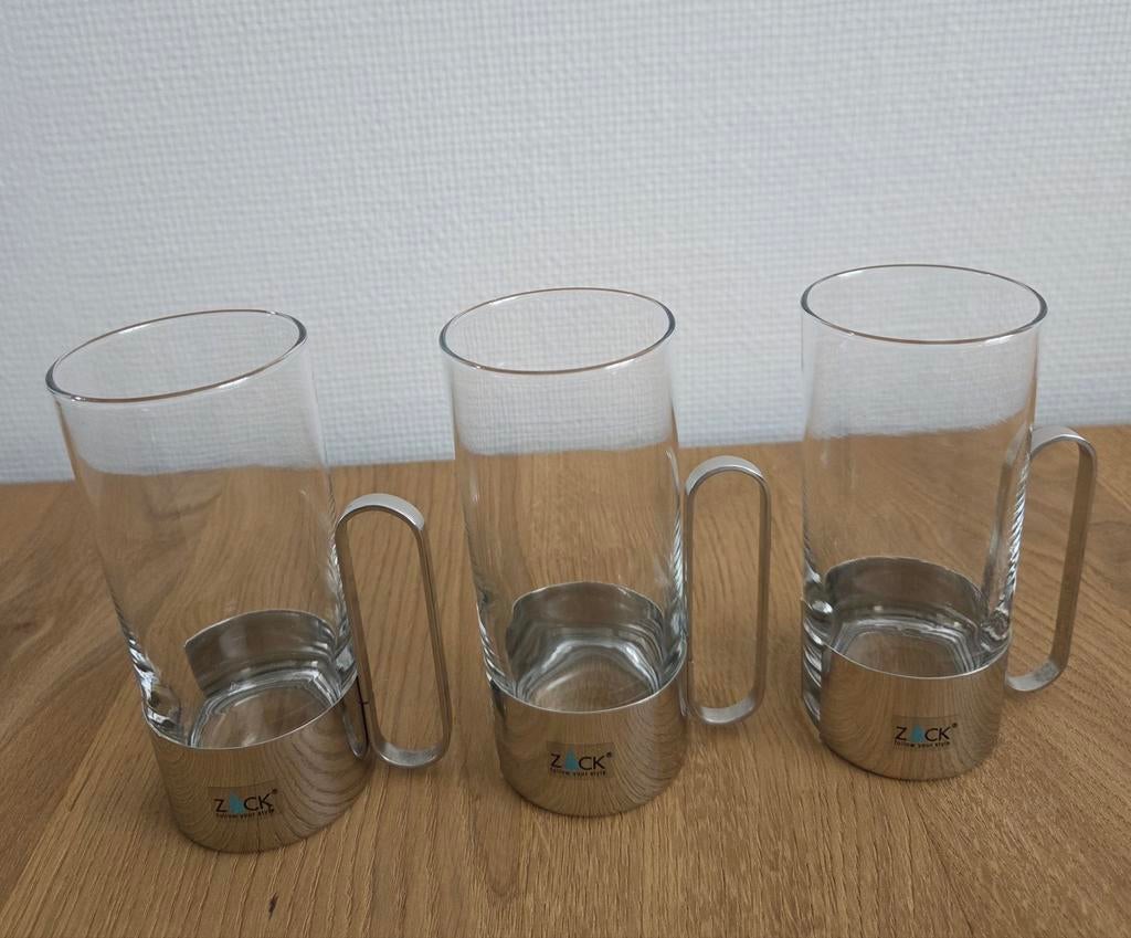 ZACK theeglazen set van 3 ZGAN, Ophalen, Glas of Glazen, Overige stijlen, Glas