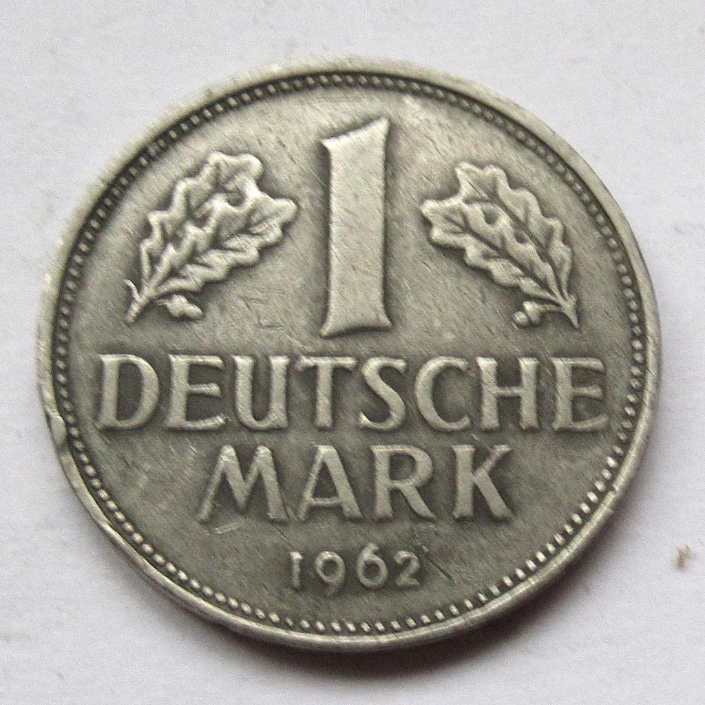 Duitsland  1 mark 1962 J, Verzenden, Duitsland