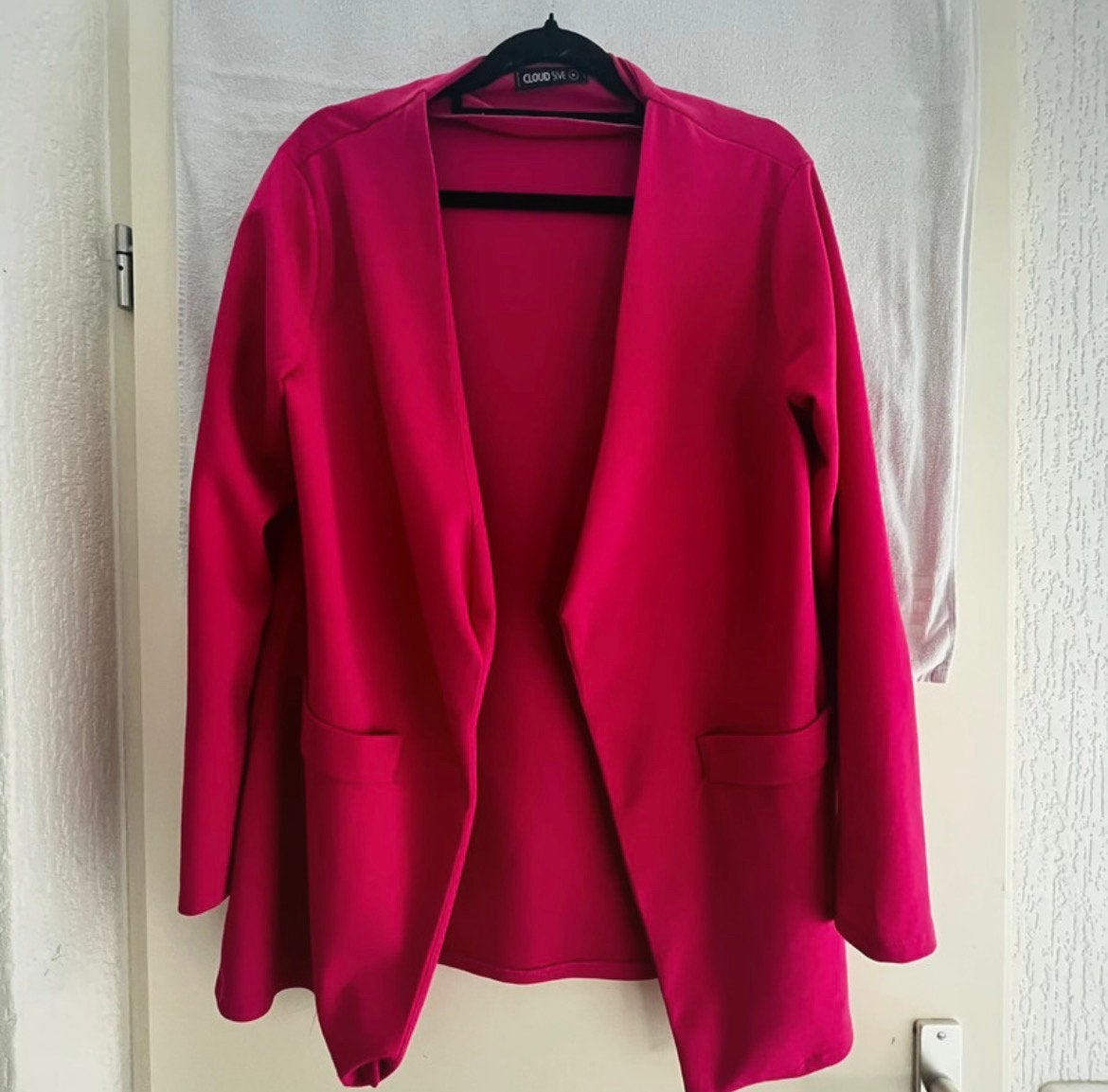 Roze blazer, maat M, Maat 38/40 (M), Ophalen of Verzenden, Zo goed als nieuw, Jasje