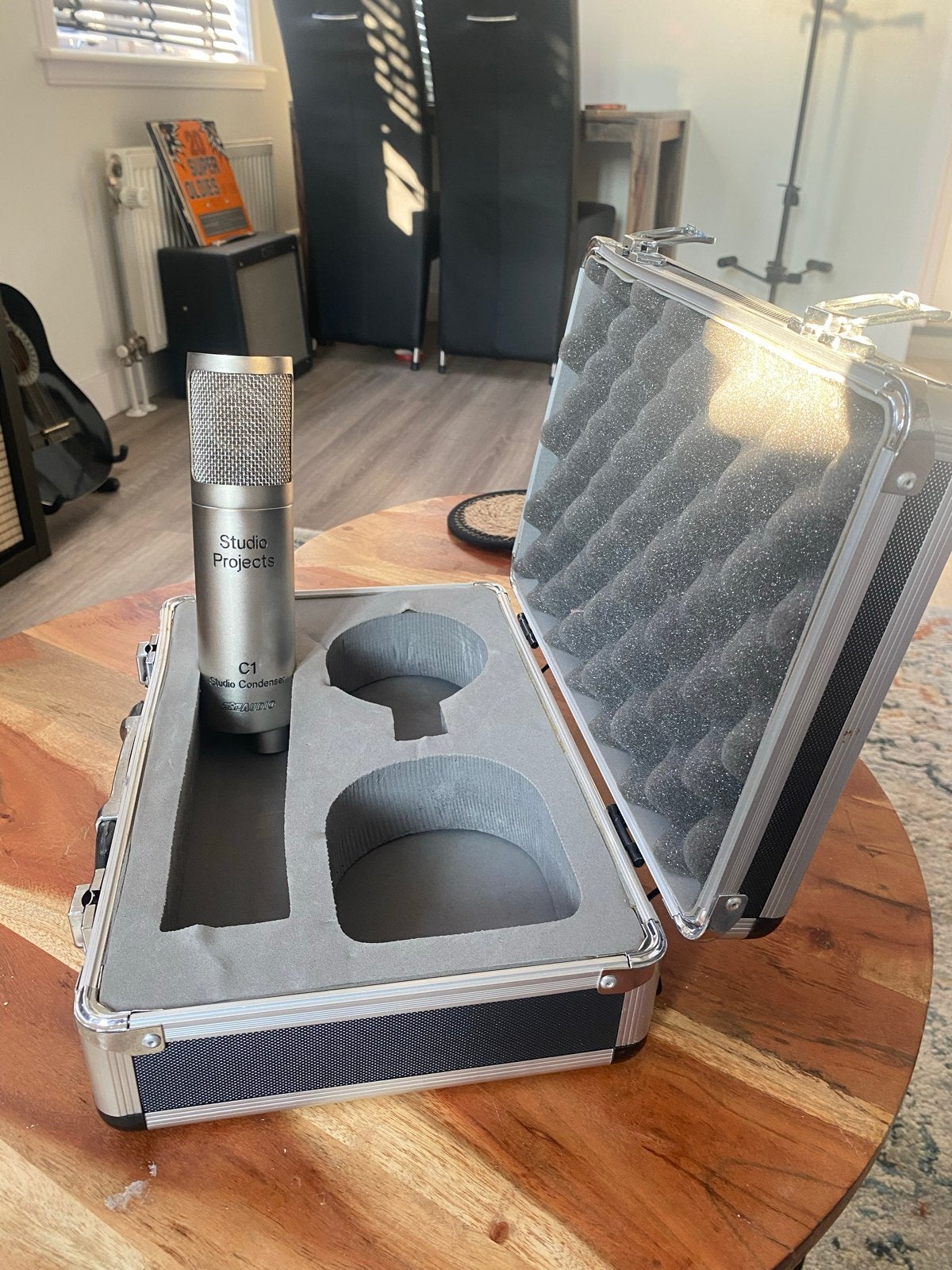 Studio Projects C1 Studiomicrofoon met koffer, Muziek en Instrumenten, Ophalen of Verzenden, Zo goed als nieuw, Studiomicrofoon