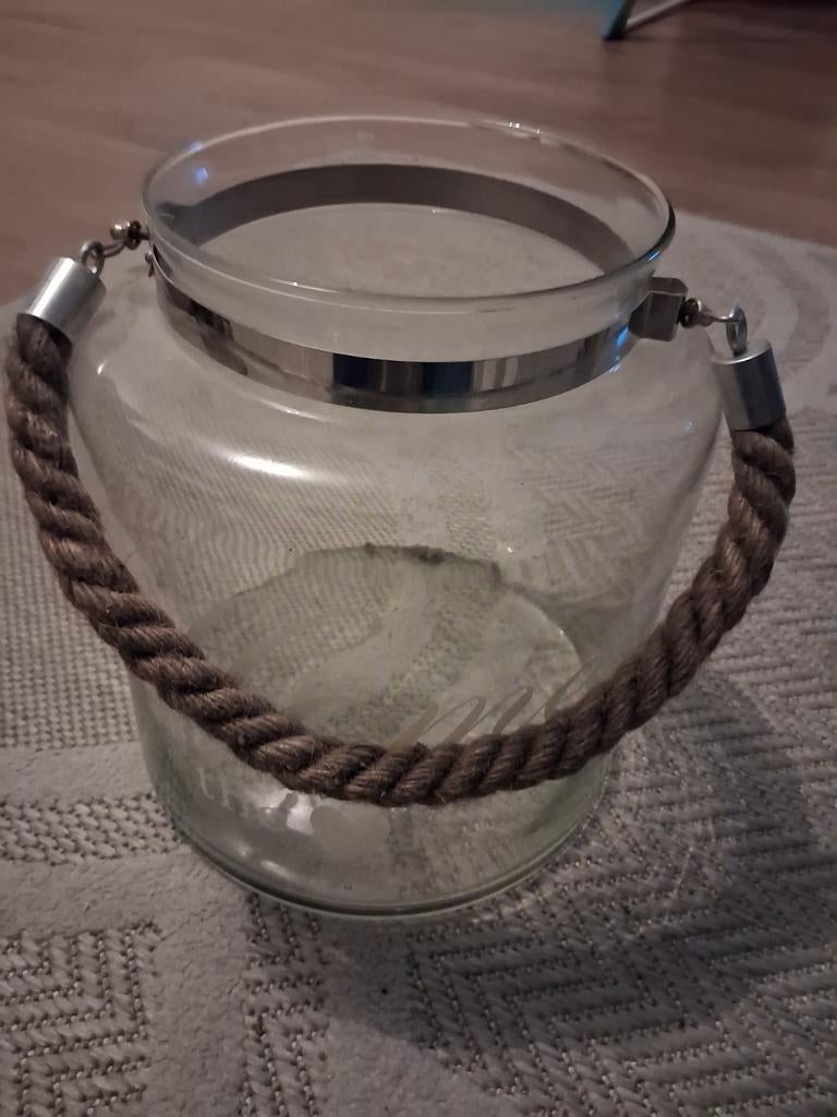 Glazen pot / vaas, Ophalen, Zo goed als nieuw