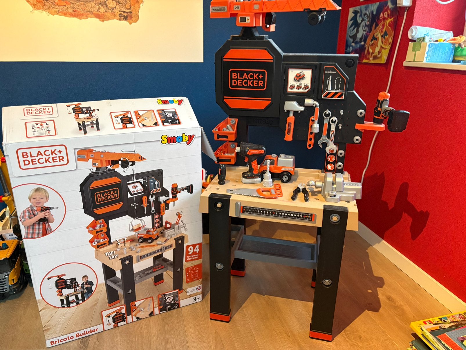 Smoby Black + Decker gereedschapstafel, Ophalen, Gebruikt