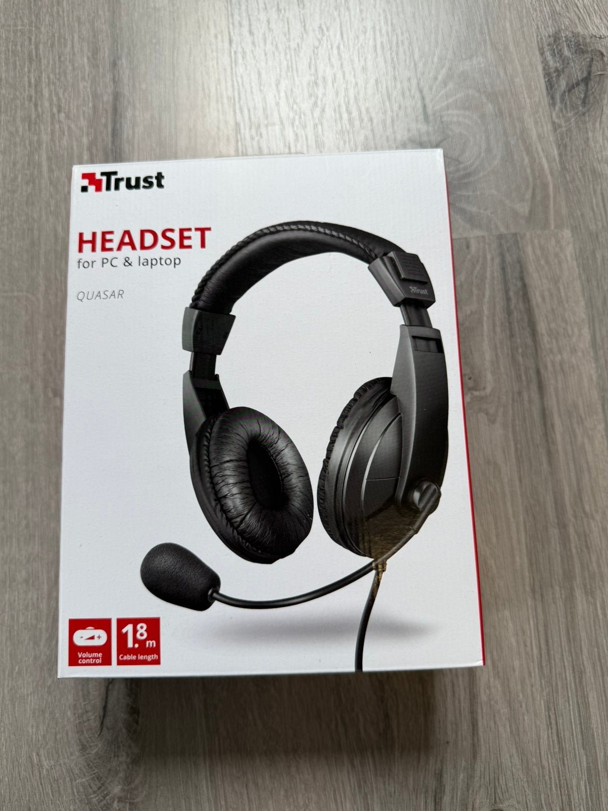 Trust headset quasar, Ophalen, Nieuw, Bedraad, Over-ear