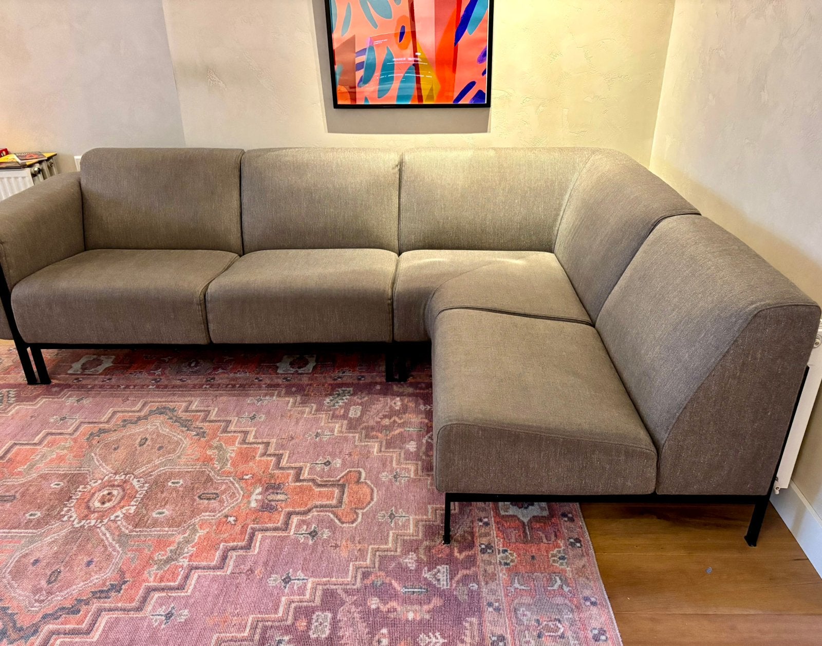 Harvink Flink Hoekbank - 264 x 185 cm, Huis en Inrichting, Ophalen, 250 tot 300 cm, Gebruikt, Hoekbank