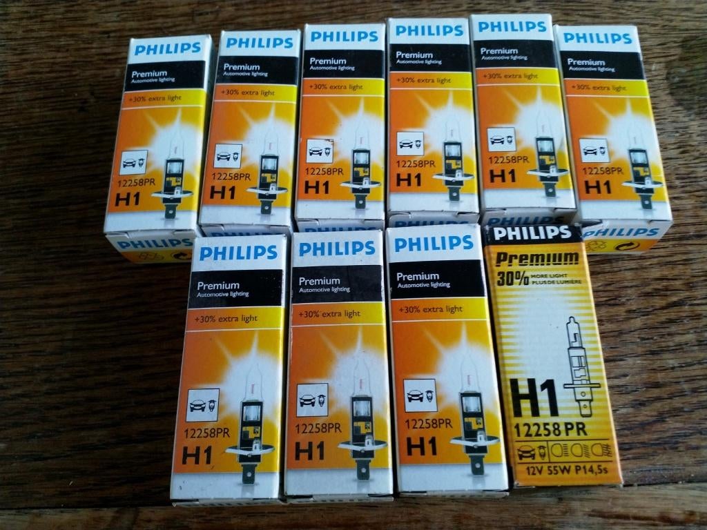 Philips premium H 1 en H 3 12 v 55 w, Ophalen of Verzenden, Nieuw