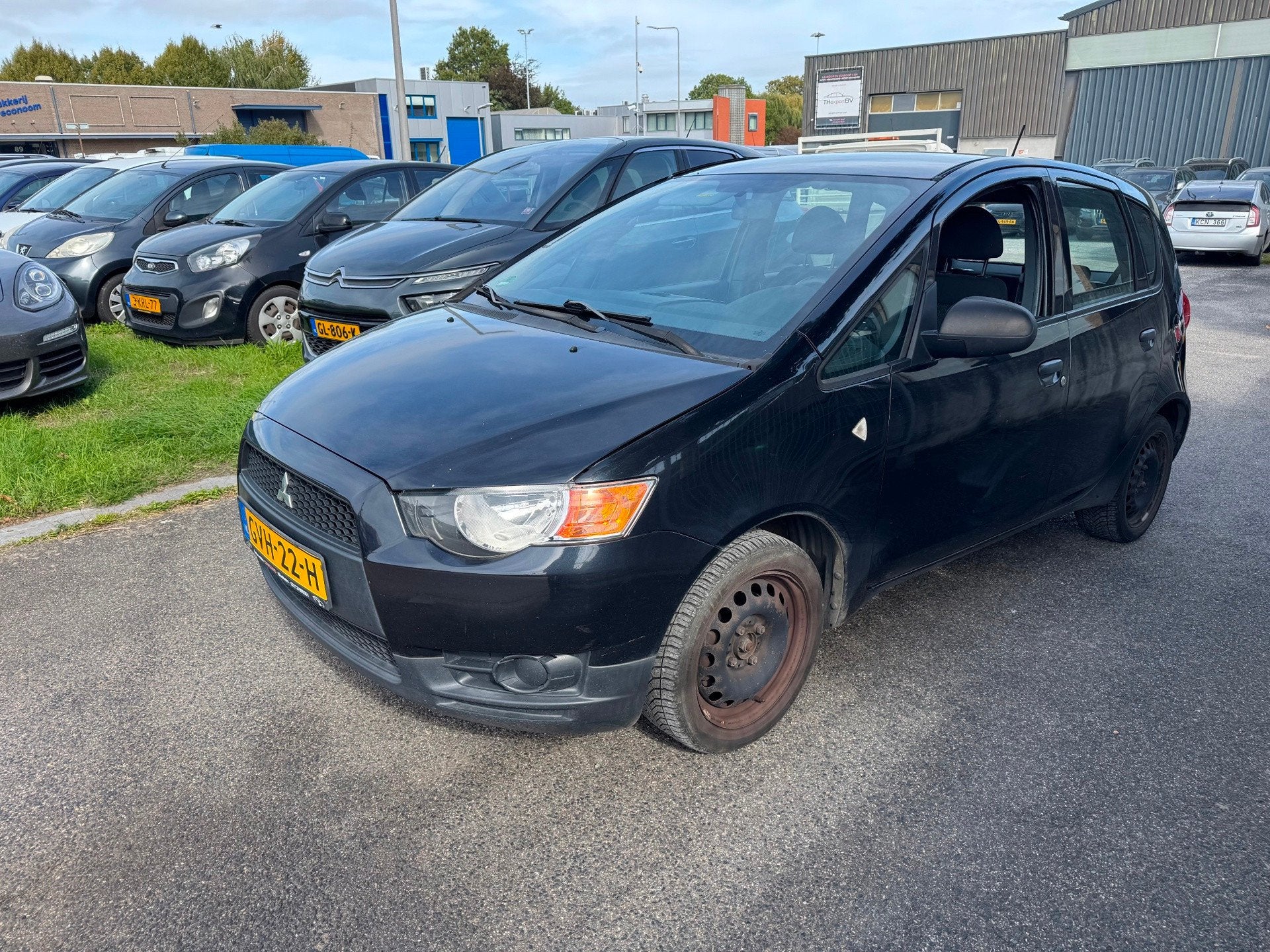 Mitsubishi Colt 1.3 Inform Airco, Auto's, Stof, Gebruikt, Zwart, Bedrijf