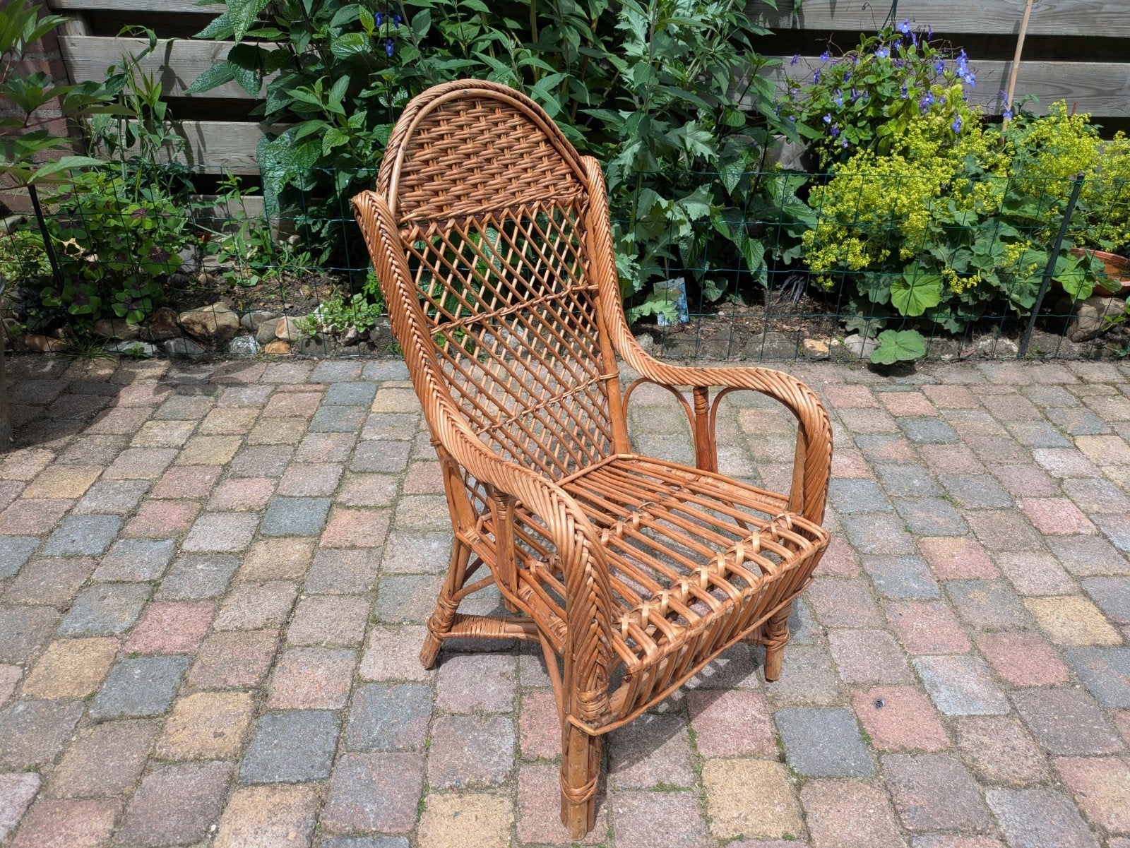 Rieten kinderstoel, Kinderen en Baby's, Kinderstoelen, Ophalen, Zo goed als nieuw, Overige typen