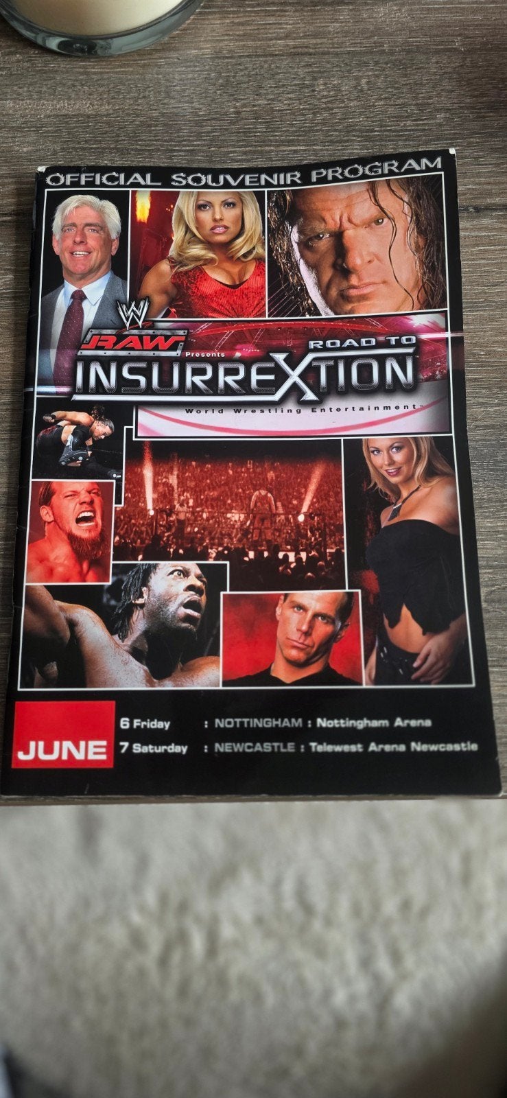 WWE Insurrextion 2003 DVD en programma - Wrestling Evenement, Ophalen of Verzenden, Gebruikt, Engels, Inclusief doosje