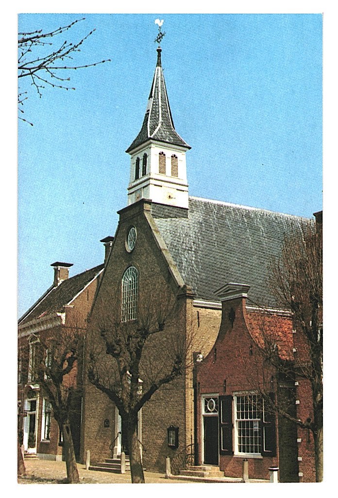 38419	Sloten	Fr Ned Herv kerk	_Nette  kaart Onbeschreven, Verzamelen, Ophalen of Verzenden, 1960 tot 1980, Ongelopen, Friesland