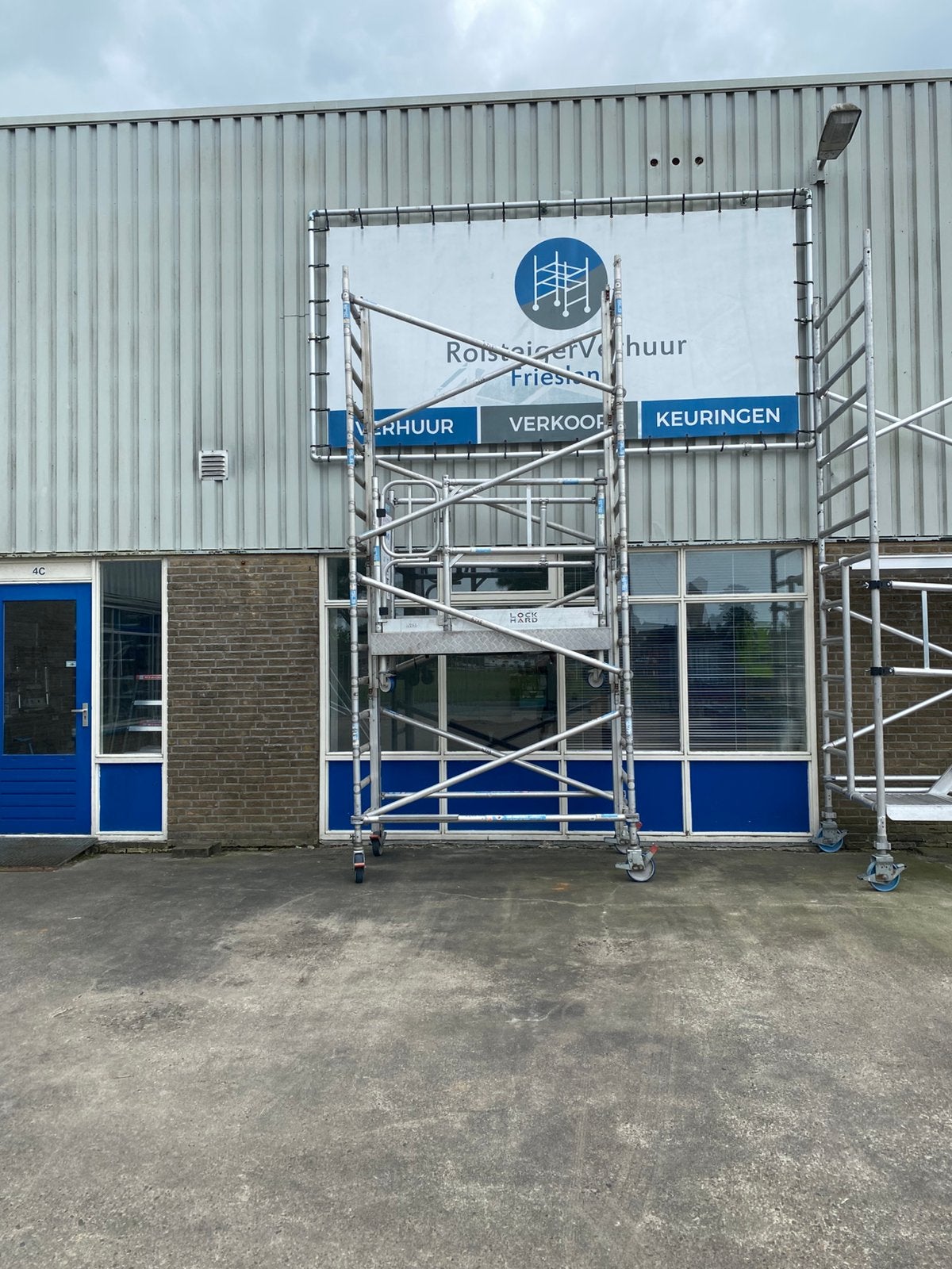 Alulift met aanhanger, Ophalen, Gebruikt, Rolsteiger of Kamersteiger, 5 meter of hoger