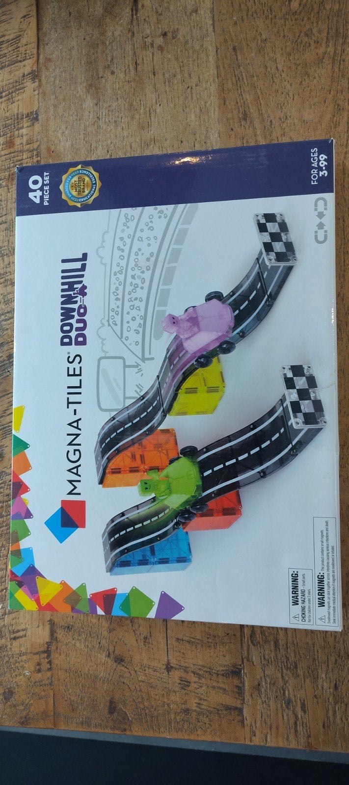 Magna-Tiles Downhill Duo - 40-delige set (retour), Ophalen of Verzenden