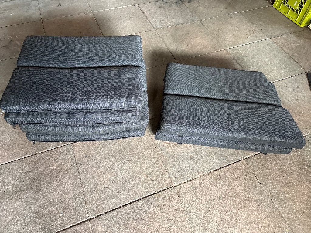 Exotan kussens tuinmeubilair (6stuks) donkergrijs, Ophalen, Zo goed als nieuw, Overige materialen