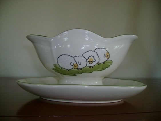 Sauskom Schaapjes servies, Info@detagrijn.com, Overige materialen, Overige merken, Overige typen