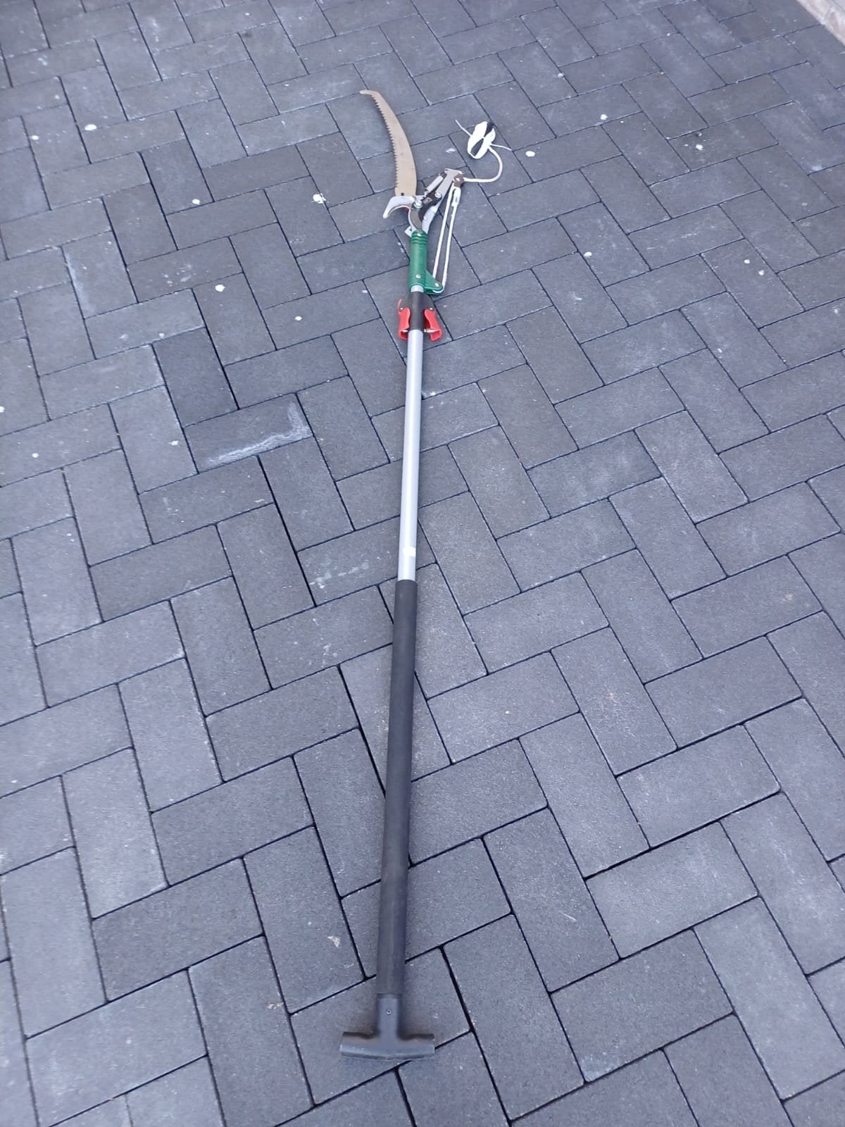Te koop telescoop zaag en knipper, Ophalen