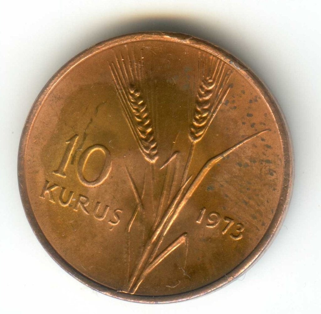 Turkije 10 Kurus 1973, Verzenden, Midden-Oosten