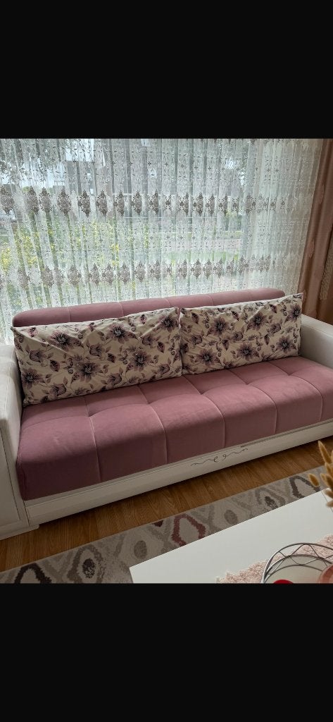 Bankstel, Ophalen, Gebruikt, 75 tot 100 cm, Stof