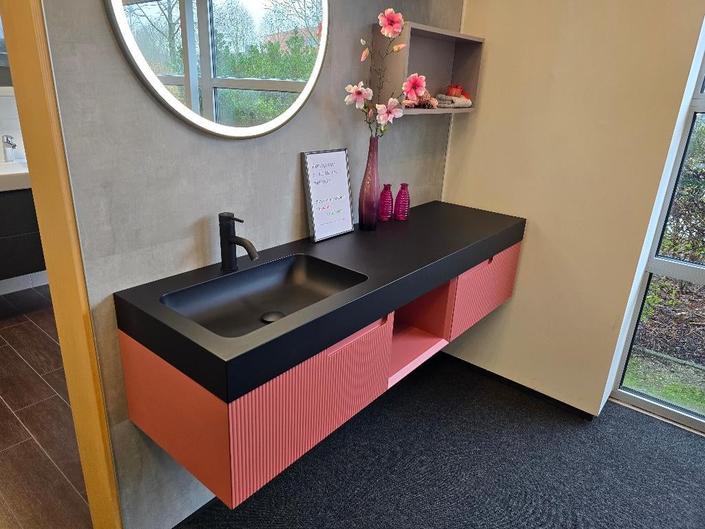 NIEUW Badmeubel Fiora Synergy 160 cm showmodel, Ophalen, Nieuw, Wastafel