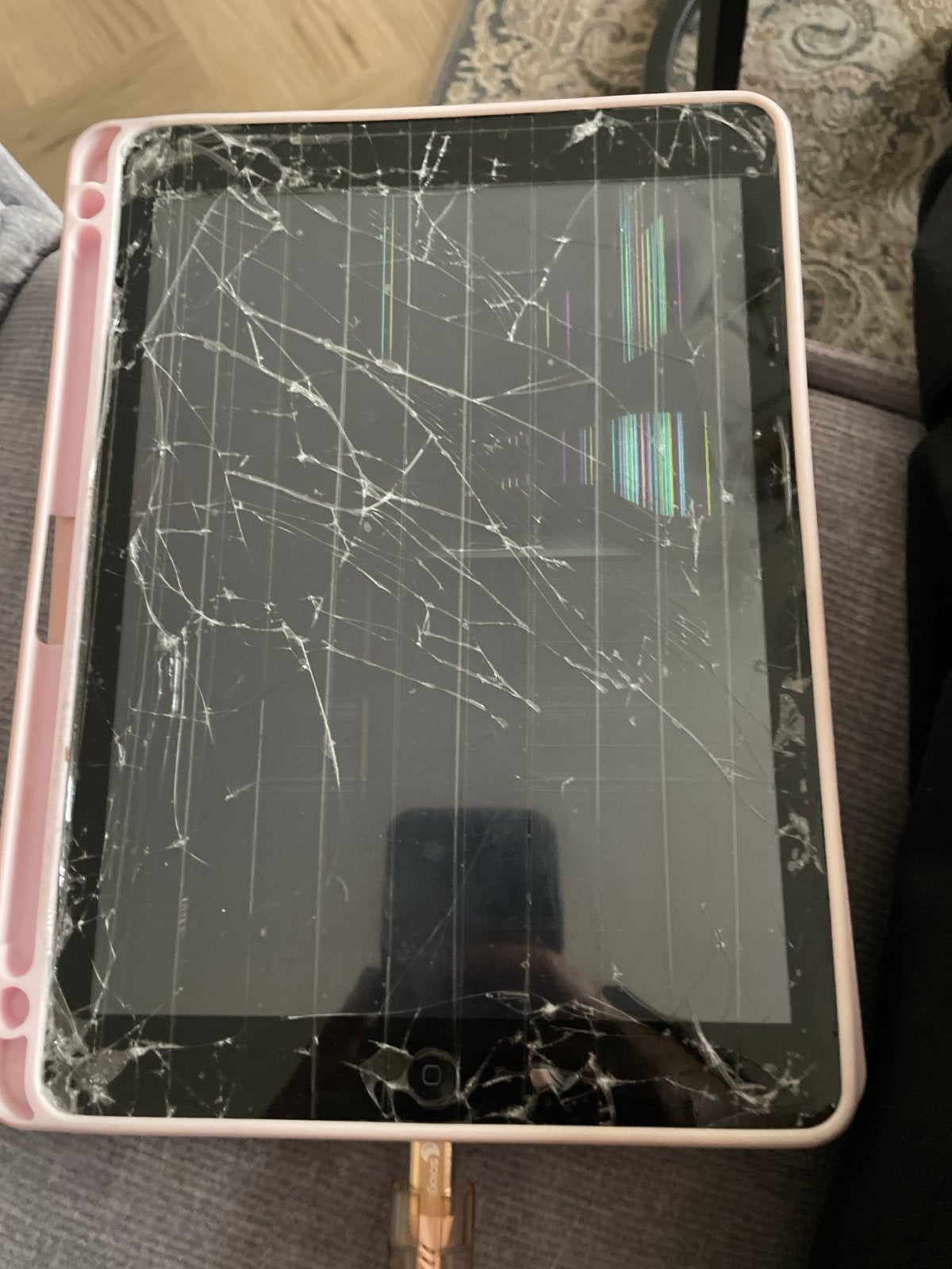 Defecte Apple iPad - Scherm gebroken, voor onderdelen, Computers en Software, Apple iPads, Ophalen of Verzenden, Niet werkend