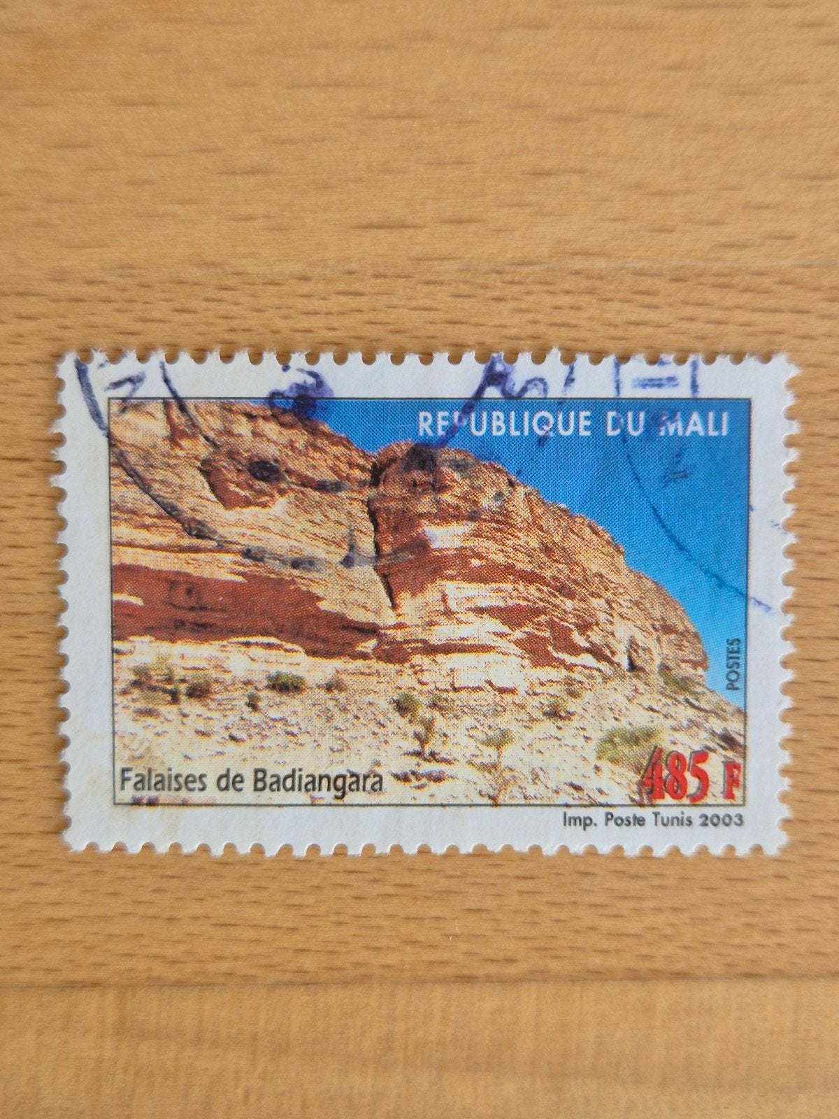 Mali 2003 klif, Ophalen of Verzenden, Overige landen, Gestempeld
