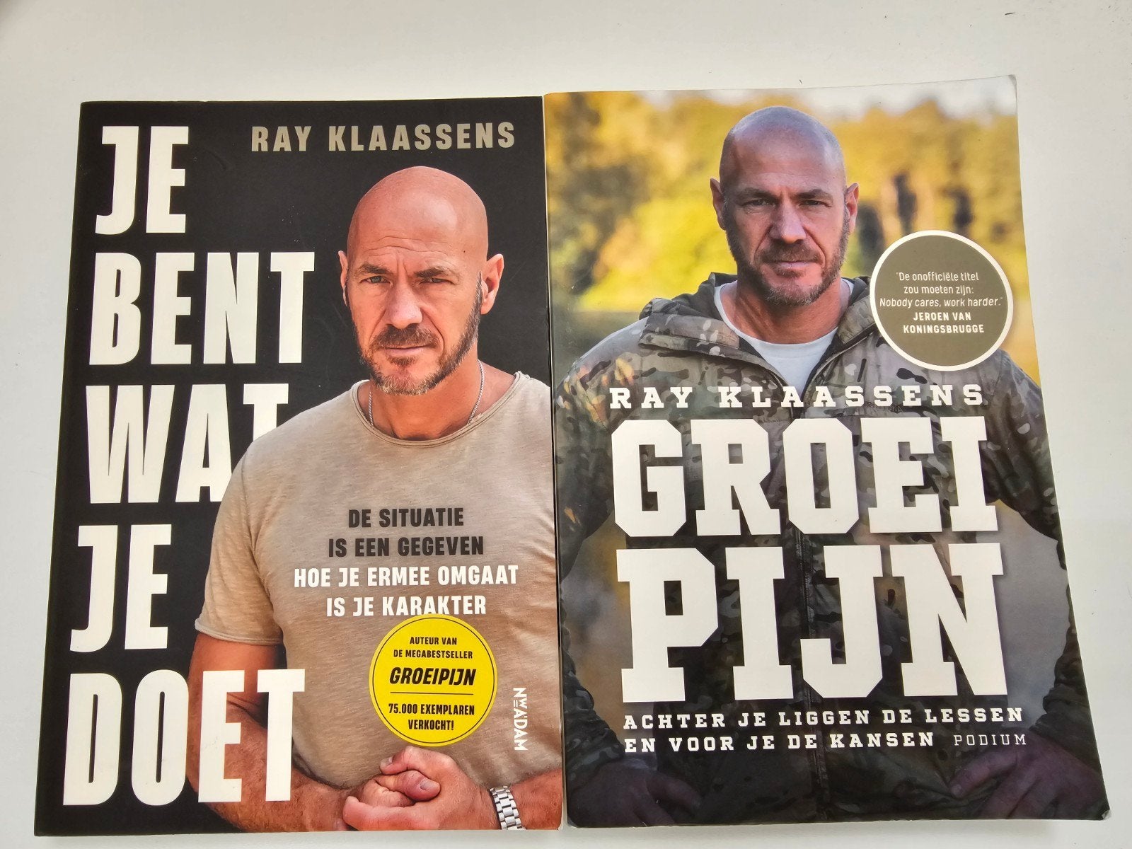 Ray Klaassens - Je bent wat je doet & Groeipijn (set), Ophalen of Verzenden, Gelezen, Ray Klaassens