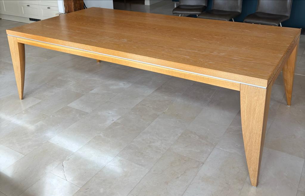 Jan des Bouvrie eettafel 240x120 cm - Het Arsenaal, Huis en Inrichting, Tafels | Eettafels, Ophalen, Gebruikt, 100 tot 150 cm