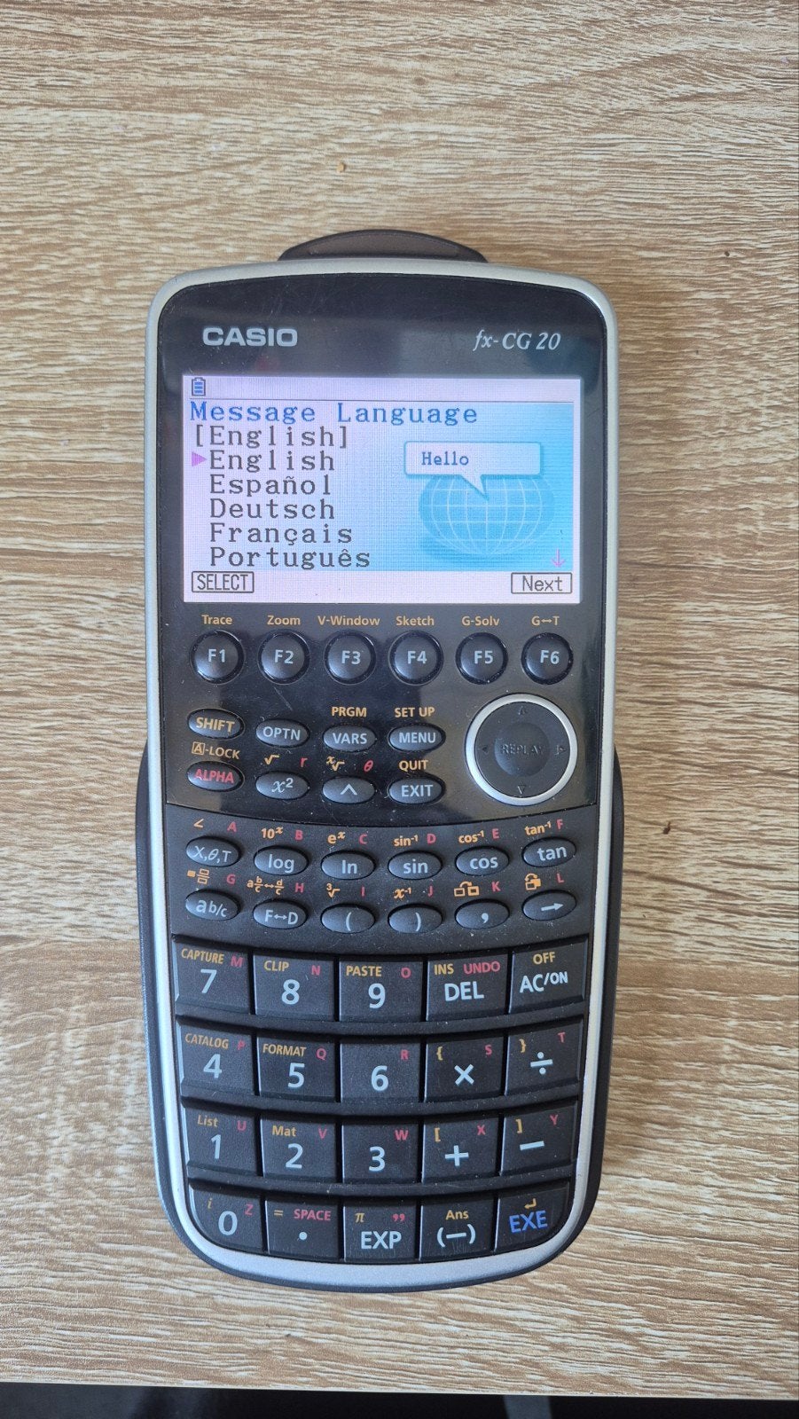 Grafische rekenmachine casio fx-CG 20, Ophalen, Grafische rekenmachine, Zo goed als nieuw