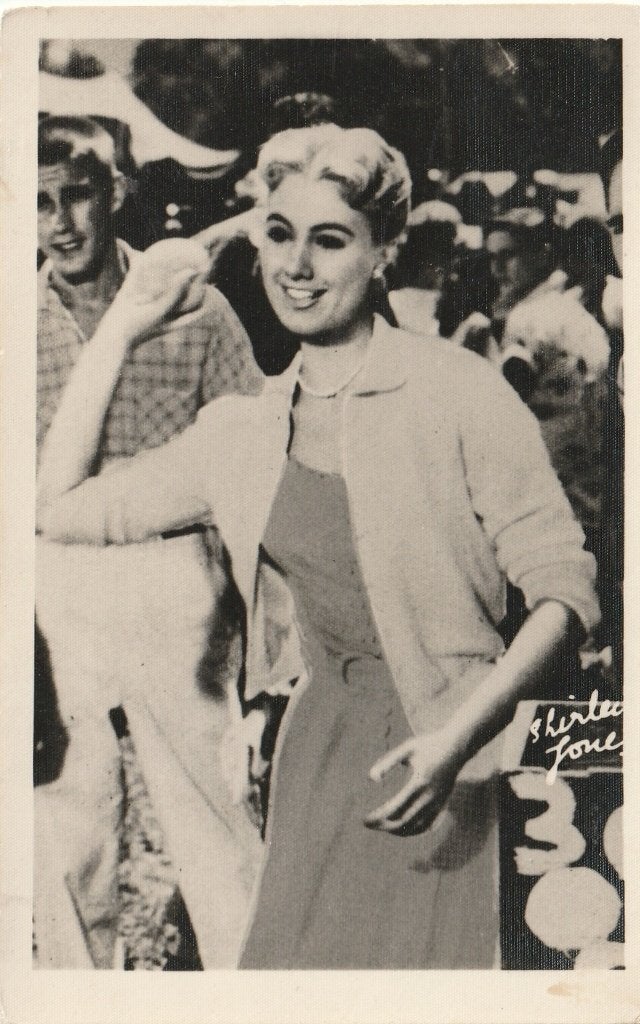 FILMSTER SHIRLY JONES VERZ INDONESIE 1958 MOOIE  KAART KO574, Verzamelen, Ophalen of Verzenden, 1940 tot 1960, Gelopen, Sterren en Beroemdheden