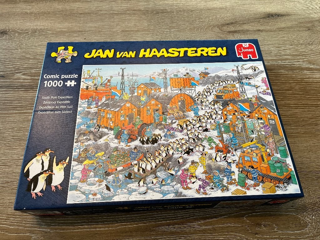 3x Jan van Haasteren puzzels, Ophalen of Verzenden, 500 t/m 1500 stukjes, Zo goed als nieuw, Legpuzzel