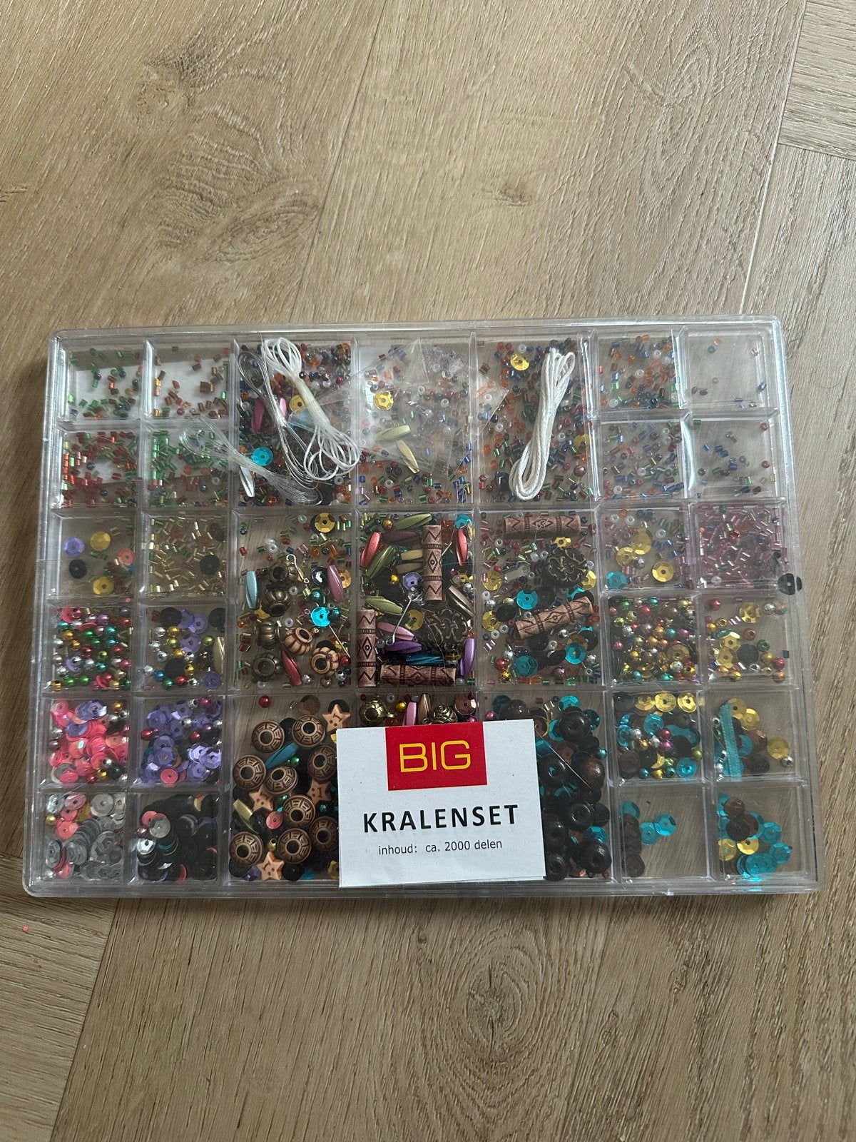 BIG Kralenset - met kralen en benodigdheden, Ophalen of Verzenden, Zo goed als nieuw, Kraal