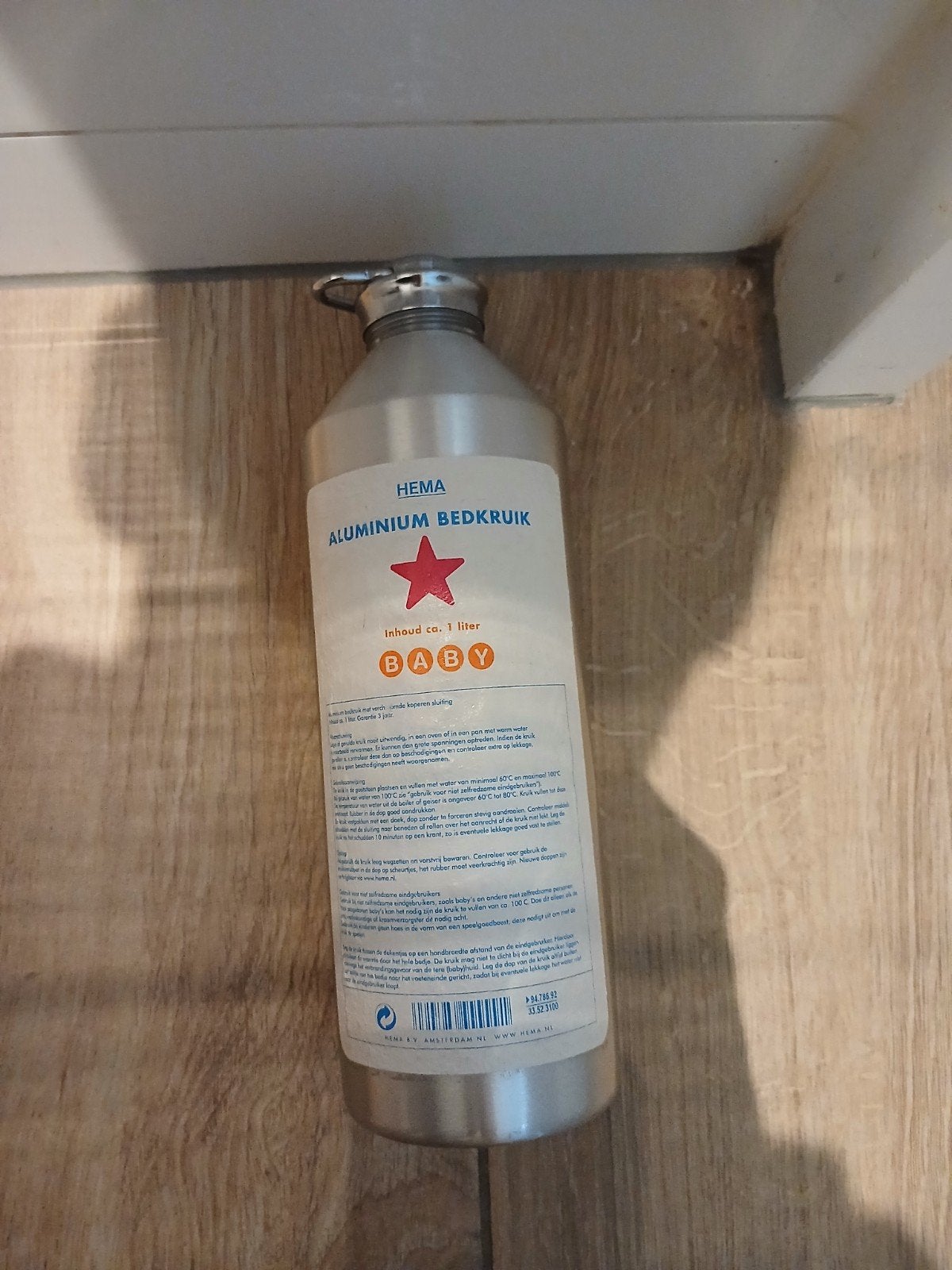 Alluminium bedkruik prenatal en babypark bed kruik kruikje, Ophalen of Verzenden, Zo goed als nieuw, Overige typen