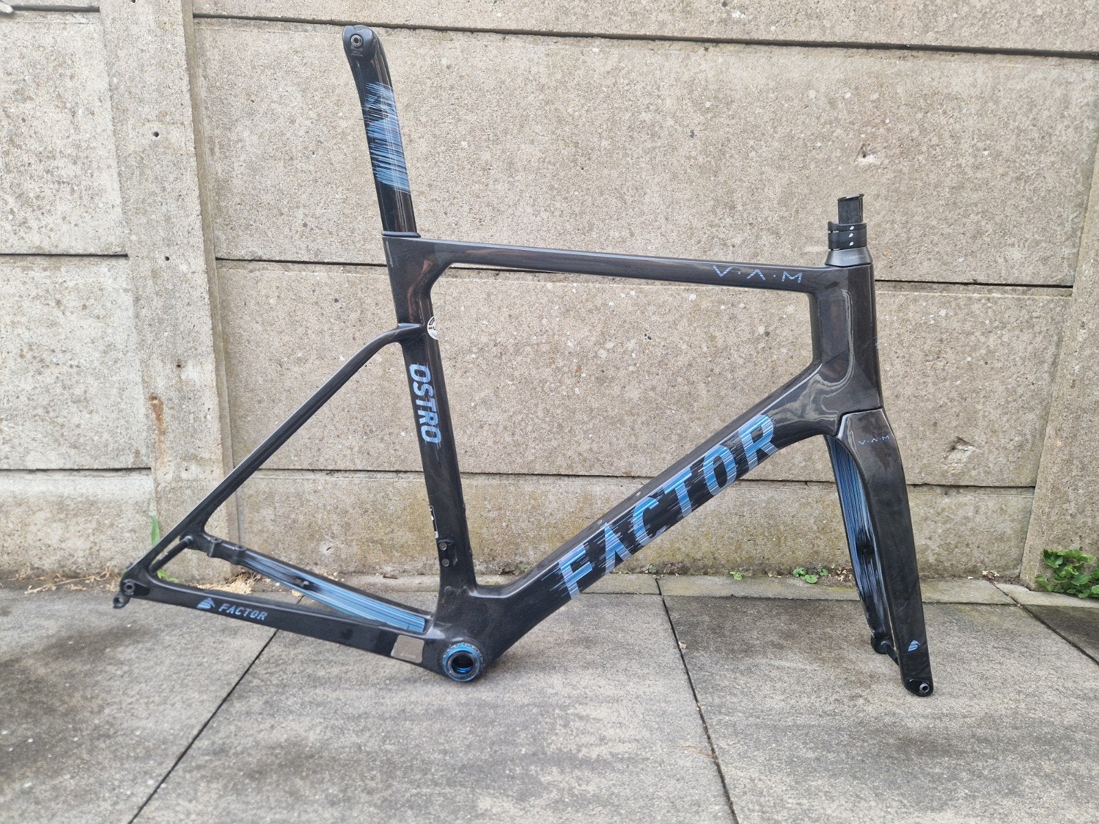 Frameset Factor Ostro V.A.M. maat 58, Fietsen en Brommers, Fietsonderdelen, Frame, Factor, Ophalen of Verzenden, Zo goed als nieuw